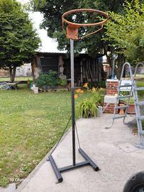 Canestro per basket, senza retino