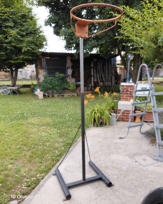 Canestro per basket, senza retino