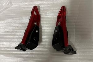 pedaline custom sh 125/150 rosse e nere