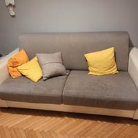 Divano letto 3 posti con materasso matrimoniale