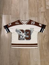 Jersey y2k Brown Eagle 23 Marrone/Bianco