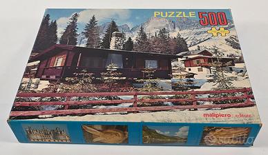 Puzzle Malipiero da 500 pezzi vintage