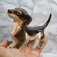 Vintage cane bassotto in ceramica cm 14x11,5