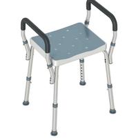 Sgabello doccia alluminio