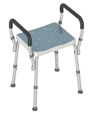 Sgabello doccia alluminio
