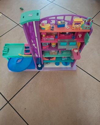Polly pocket bambole casetta supermercato 