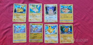 Carte Pokemon Pikachu lotto pz. 8, leggere info