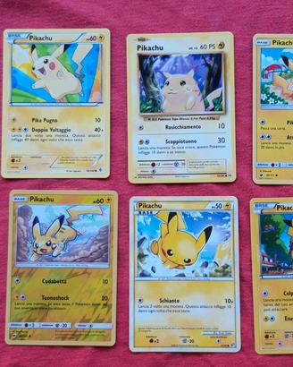 Carte Pokemon Pikachu lotto pz. 8, leggere info