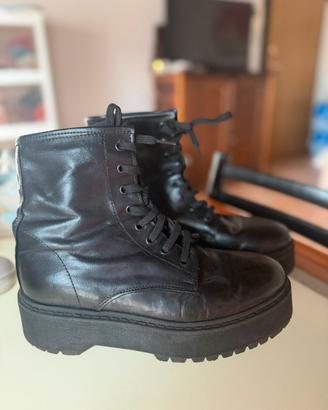 Scarpe stivali donna tg 40 vera pelle