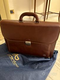 Borsa lavoro vera pelle, nuova