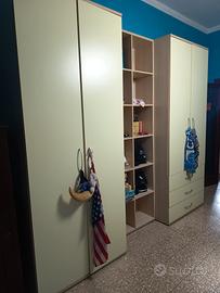 armadio cameretta modulare