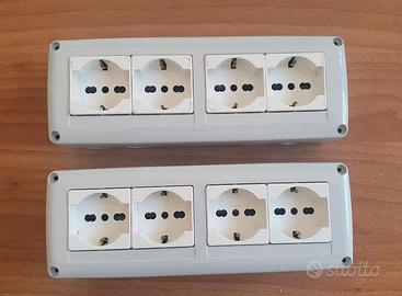 multipresa prese multiple da parete Gewiss
