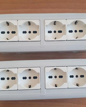 multipresa prese multiple da parete Gewiss