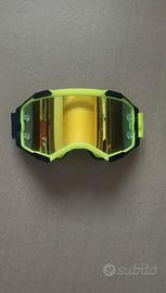 Maschera SCOTT Fury Neon Green/Yellow - Lente Yell