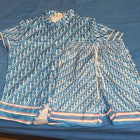 Completo Dior Camiciotta Azzurro