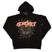 Felpa sp5der Uomo Nera Nuova Taglia M 