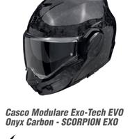 Casco scorpion exo onyx carbon