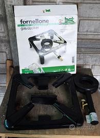 Fornello a gas per giardino o campeggio