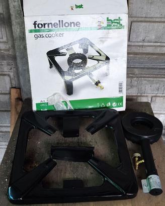 Fornello a gas per giardino o campeggio
