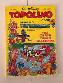 Topolino 1635 raro con cedole