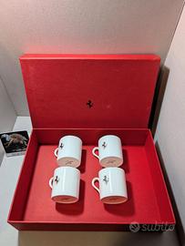 Wedgwood Ferrari originali set 4 tazzine caffè