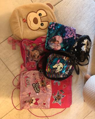 Zaini e sacche per bambini