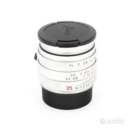 Leica Summilux-M 35mm f/1.4 ASPH FLE Silver Anodis