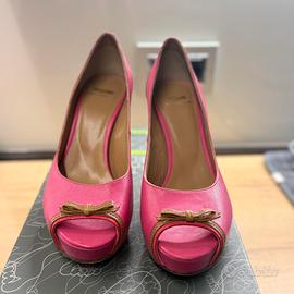 Scarpe in pelle da donna Moschino tacco alto