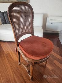 Sedie d'antiquariato  con cuscini