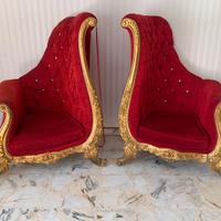 Meravigliose #poltrone ad #arpa in #velluto