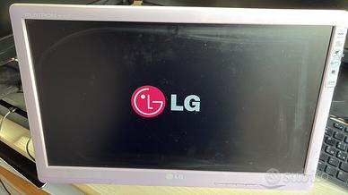 Monitor 19" Lg W1930S bianco Vga 1366x768