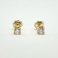 ORECCHINI oro18kt diamanti naturali
