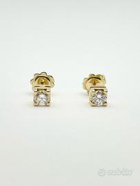 ORECCHINI oro18kt diamanti naturali