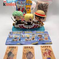 Set Completo Luffy, Zoro, Sanji Funko Pop kinder