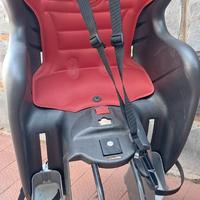 Seggiolino bici completo di blocco gancio