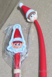Matita con gomma e penna Elf on The Shelf