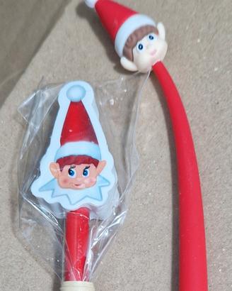 Matita con gomma e penna Elf on The Shelf