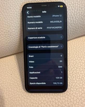 Iphone.  12.   128gb.   Black.  150.  €