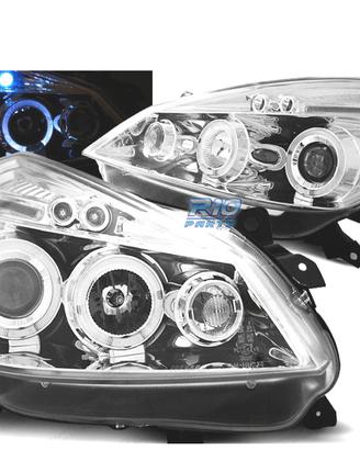 FARI OCCHI ANGEL PER RENAULT CLIO 3 05-09 CROMATO