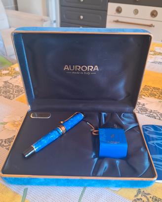 Penna stilografica Aurora Edizione Mare 