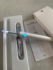Sonda endoscopica wireless e sitema pulizia orecch