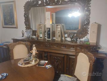 mobili legno decorati