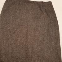 gonna marrone Luisa Spagnoli