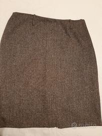 gonna marrone Luisa Spagnoli