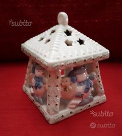 Portalume natalizio casetta