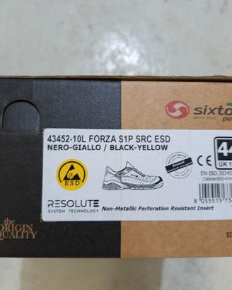 SCARPE ANTINFORTUNISTICHE SIXTON NUMERO 44 