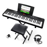 tastiera elettronica portatile e fissa con cuffie