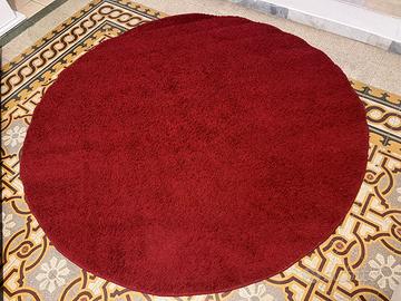 Tappeto rotondo rosso – Ø 200 cm