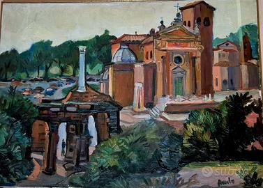 quadro ad olio Basilica di San Nicola in carcere