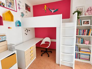 IKEA SMÅSTAD letto soppalco 90x200 SMONTATO